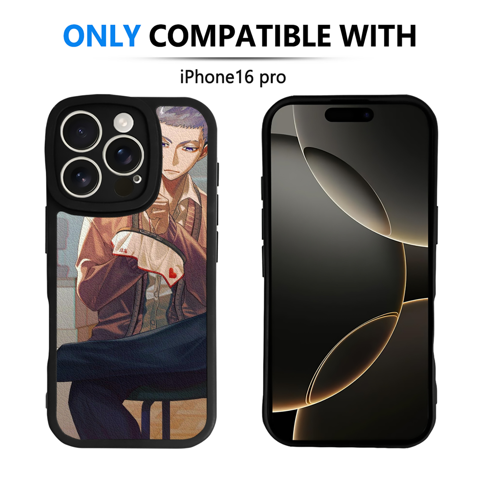 （画像用） 東京リベンジャーズ Tokyo Revengers 【iPhone 16シリーズ対応】シリコンスマホケース（レザー調） 材質：シリコン